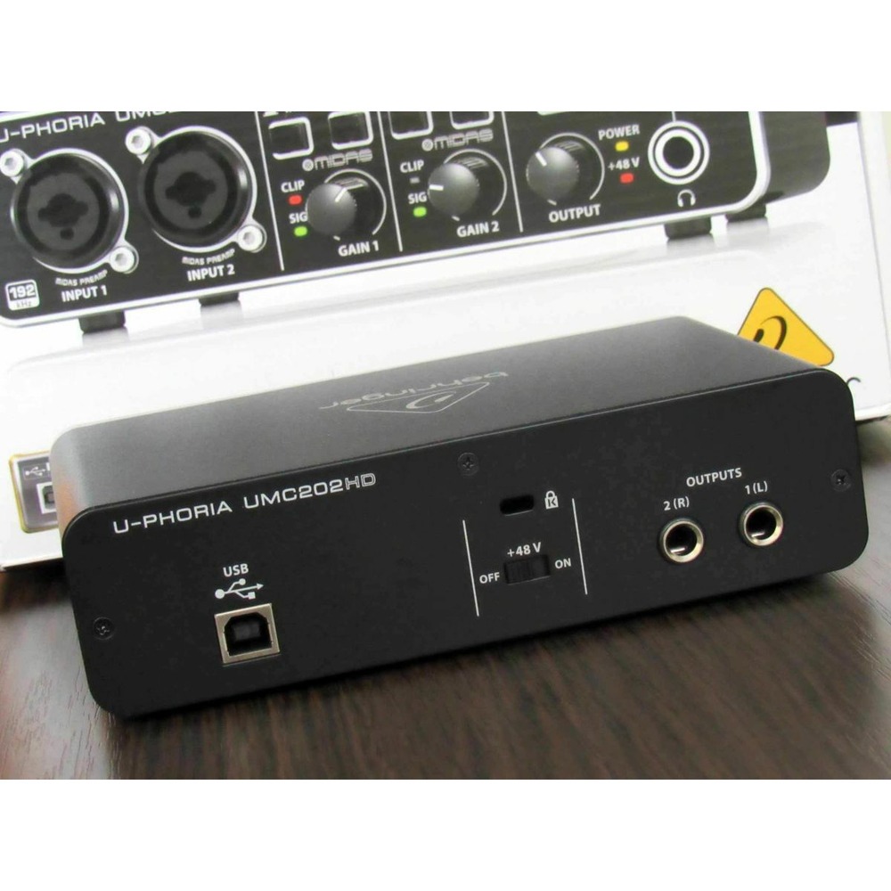 Внешняя звуковая карта с usb behringer umc404hd