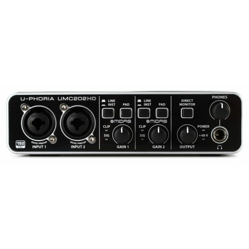 Купить внешнюю звуковую карту с USB Behringer UMC202HD недорого, отзывы,  фотографии, характеристики, низкие цены в интернет магазине БигТВ с  доставкой по городу Москва