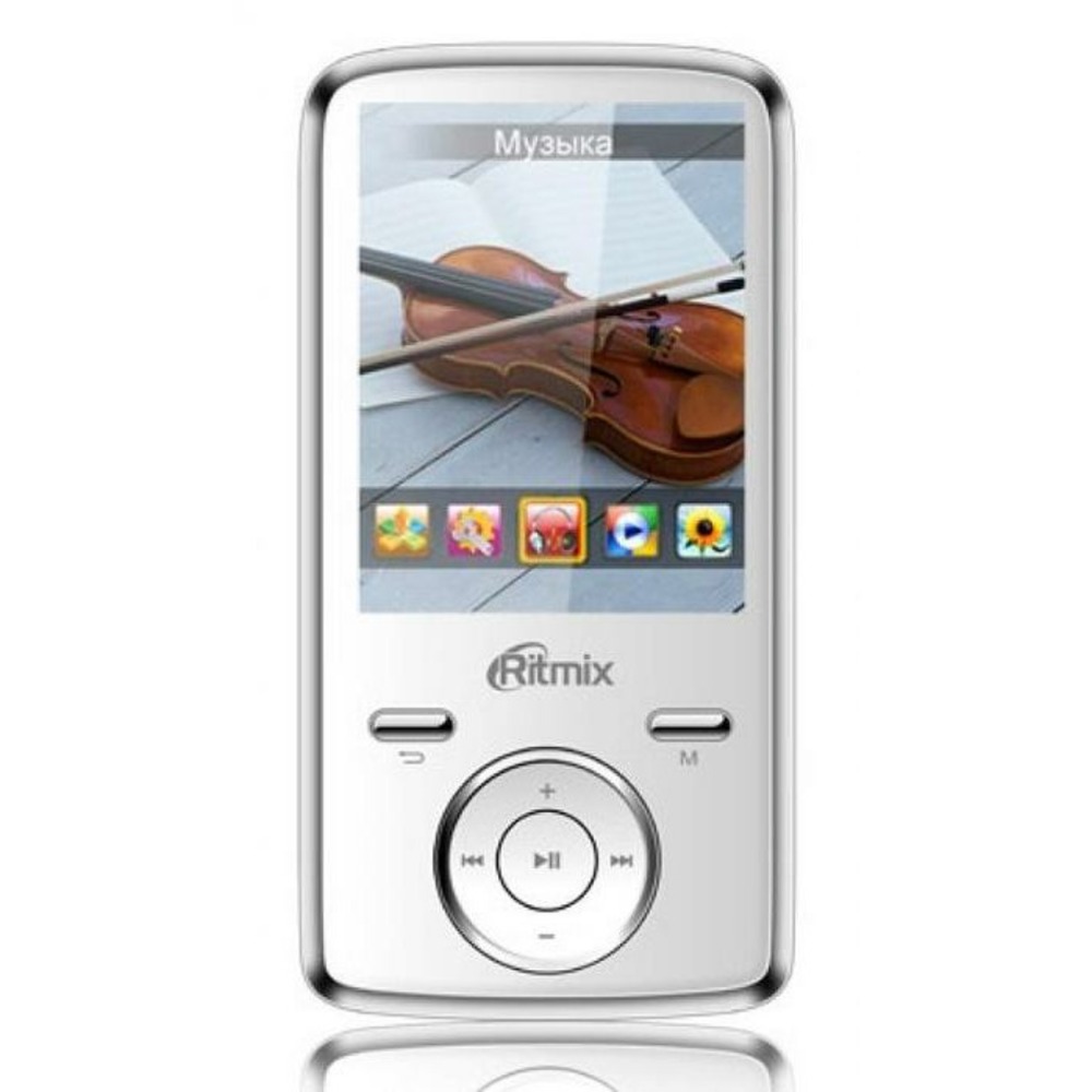 Купить цифровой плеер mp3 Ritmix RF-7650 8Gb White недорого, отзывы,  фотографии, характеристики, низкие цены в интернет магазине БигТВ с  доставкой по городу Москва