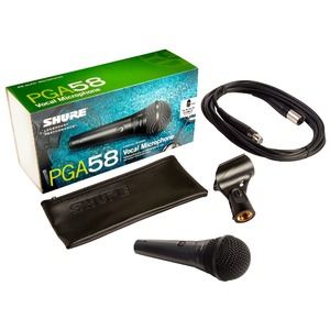 Вокальный микрофон (динамический) Shure PGA58-XLR-E