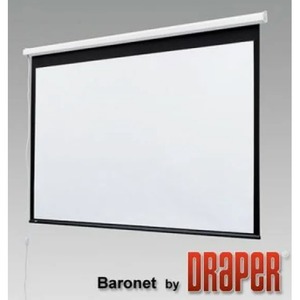 Экран для дома, настенно потолочный с электроприводом Draper Baronet HDTV (9:16) 269/106 132x234 MW (XT1000E) ebd 12