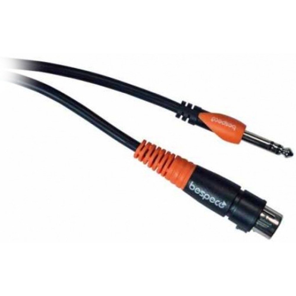 Кабель аудио 1xJack - 1xXLR Bespeco SLSF100 1.0m