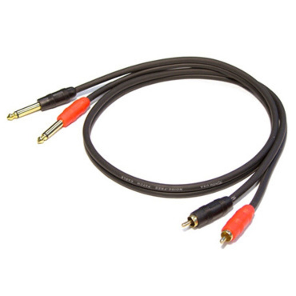 Кабель аудио 2xJack - 2xRCA Kirlin A-404G-3 3.0m