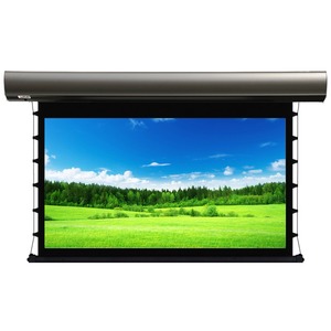 Экран для дома, настенно потолочный с электроприводом Lumien Cinema Tensioned Control 207x354 Matte White Sound LCTC-100134