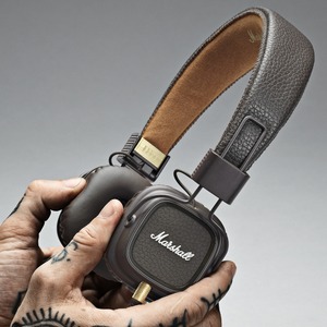 Наушники мониторные классические Marshall Major II Brown