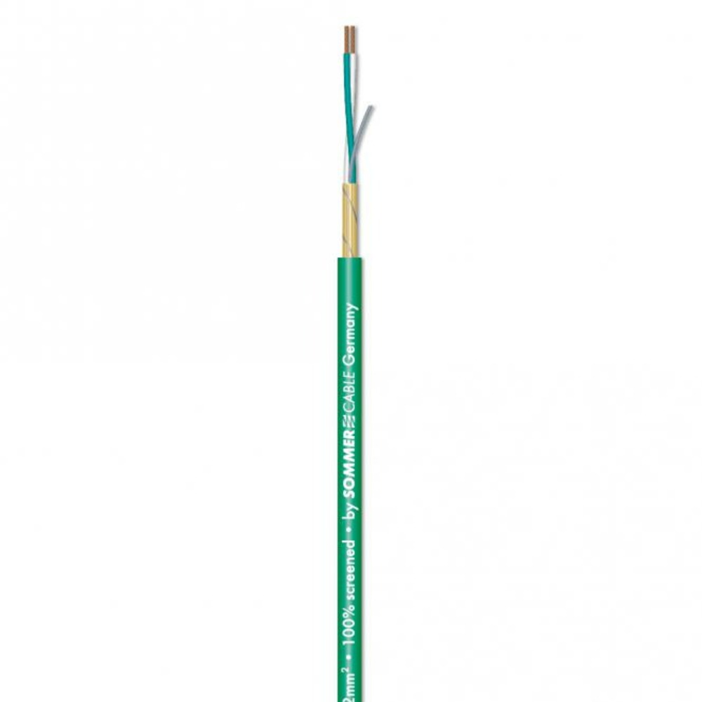 Кабель аудио в нарезку Sommer Cable 200-0404 SC-Isopod SO-F22 Green