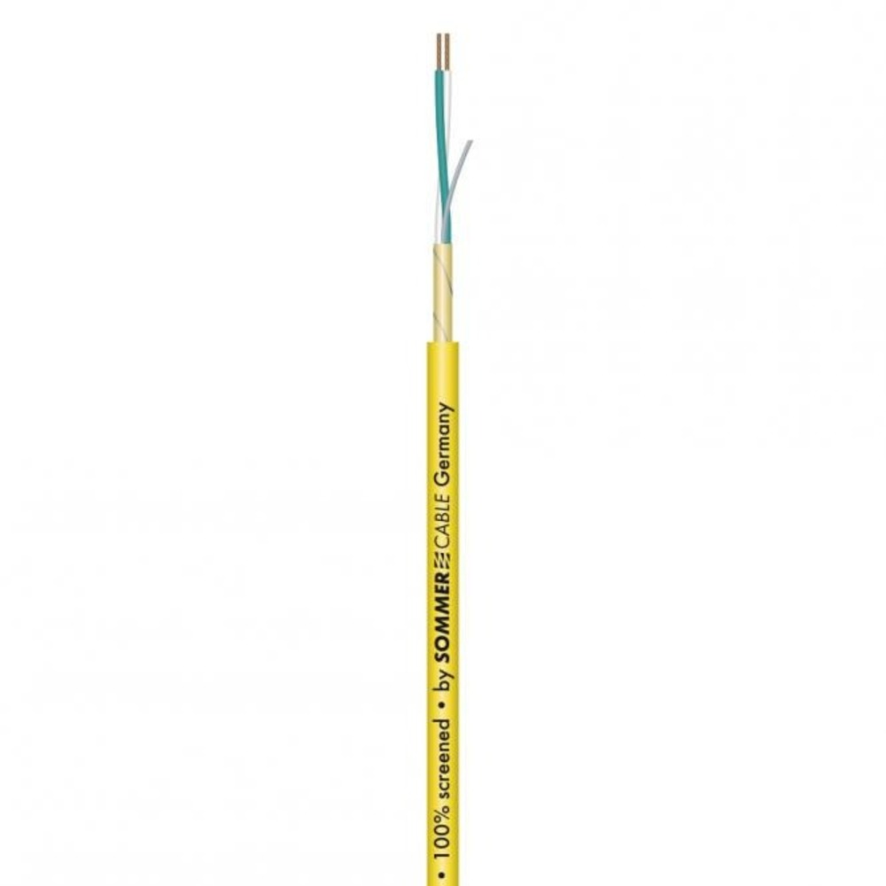 Кабель аудио в нарезку Sommer Cable 200-0407 SC-Isopod SO-F22 Yellow