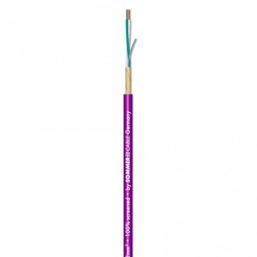 Кабель аудио в нарезку Sommer Cable 200-0408 SC-Isopod SO-F22 Purple