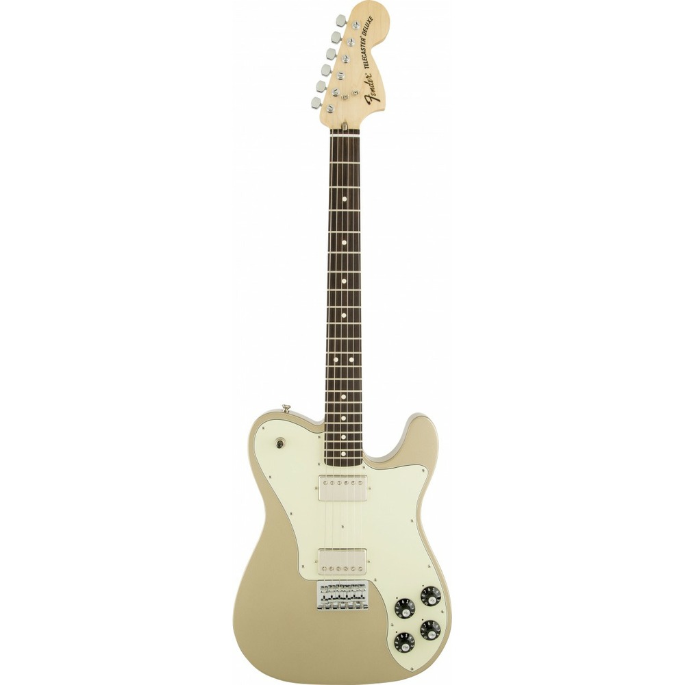 Электрогитара Fender Chris Shiflett Telecaster Deluxe Rosewood Fingerboard Shoreline Gold