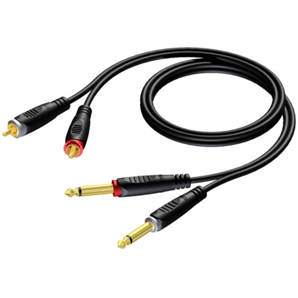 Кабель аудио 2xJack - 2xRCA Procab REF631/3 3.0m