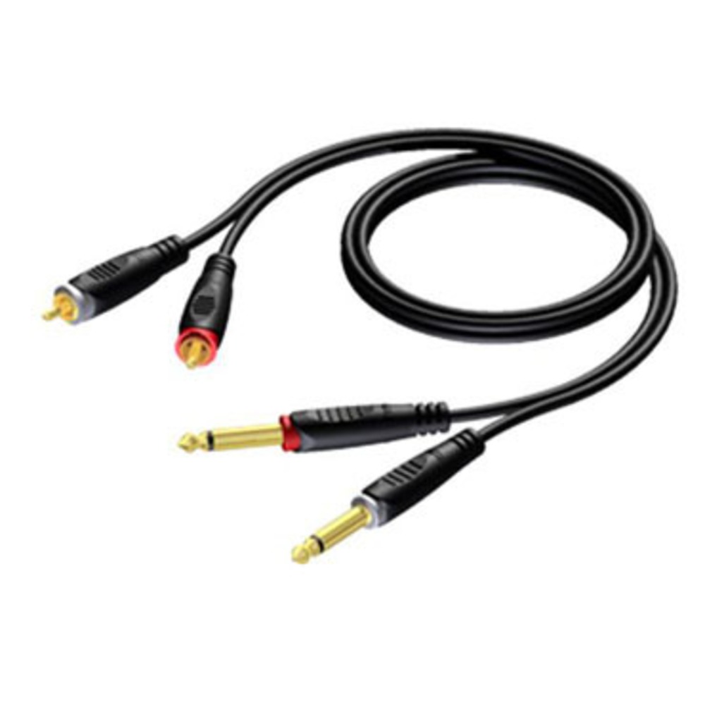 Кабель аудио 2xJack - 2xRCA Procab REF631/5 5.0m