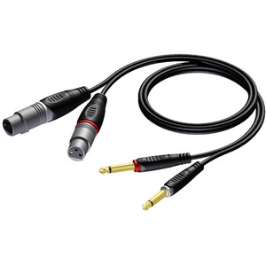 Кабель аудио 2xJack - 2xXLR Procab REF707/3 3.0m