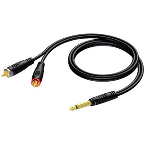 Кабель аудио 1xJack - 2xRCA Procab REF715/3 3.0m