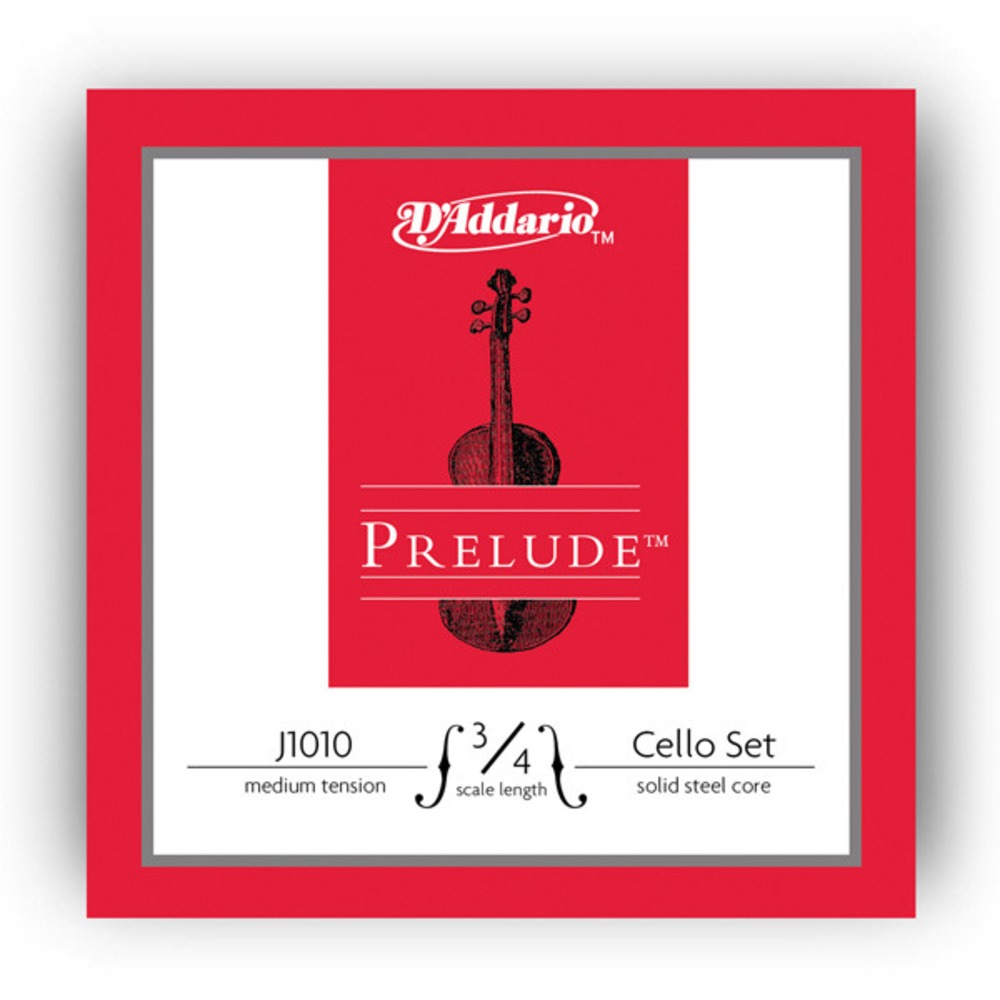 Струны для скрипки DAddario J1010 3/4M prelude cello setlight 3/4