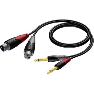 Кабель аудио 2xJack - 2xXLR Procab CLA707/1 1.0m