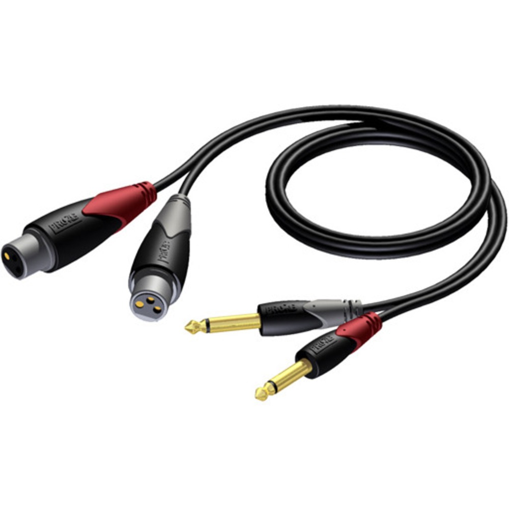 Кабель аудио 2xJack - 2xXLR Procab CLA707/2 2.0m