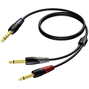 Кабель аудио 1xJack - 2xJack Procab CLA721/1 1.0m