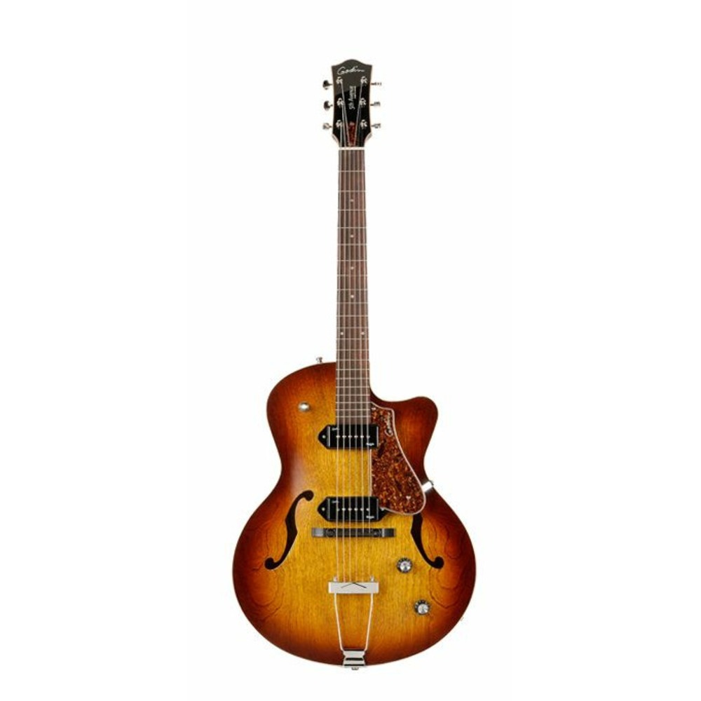 Электрогитара Godin 5th Avenue CW Kingpin II Cognac Burst c чехлом