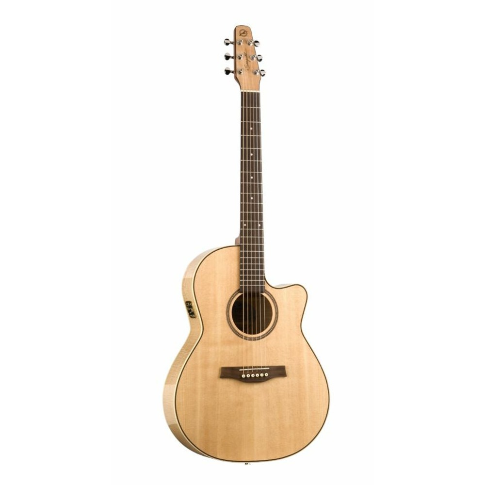 Электроакустическая гитара SEAGULL PERFORMER CW FOLK QI Flame Maple HG+Кейс