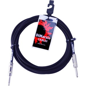 Кабель аудио 1xJack - 1xJack DiMarzio EP1718SSBK Instrument Cable 18 Black 5.5m