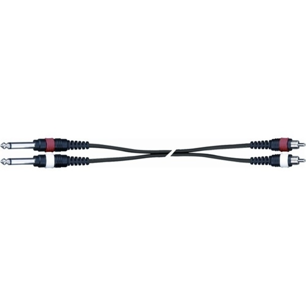 Кабель аудио 2xJack - 2xRCA QUIK LOK AD13-3 3.0m