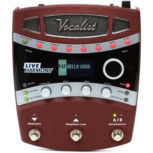 Гитарная педаль эффектов/ примочка DIGITECH VLHM VOCALIST LIVE HARMONY