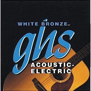 Струны для акустической гитары GHS WB-XL WHITE BRONZE