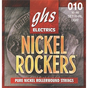 Струны для электрогитары GHS R+RL NICKEL ROCKERS