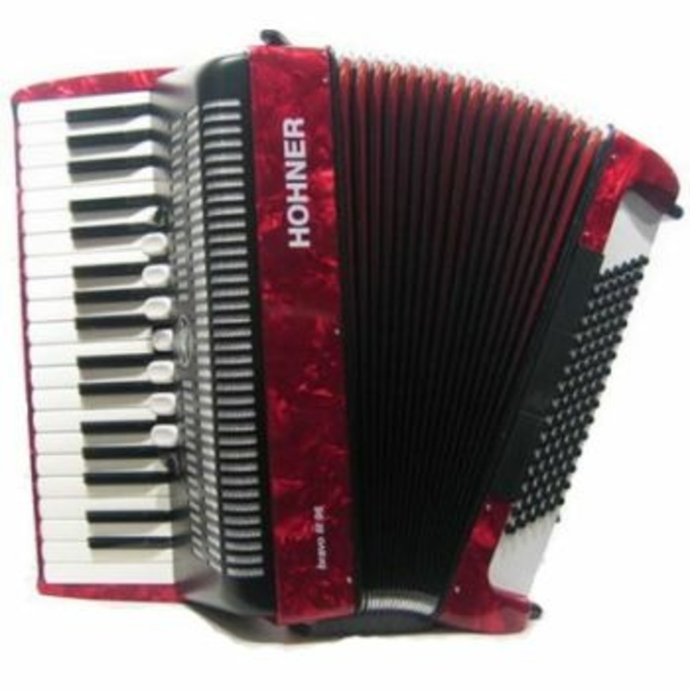 Аккордеон Hohner A1673 BRAVO III 96 Red