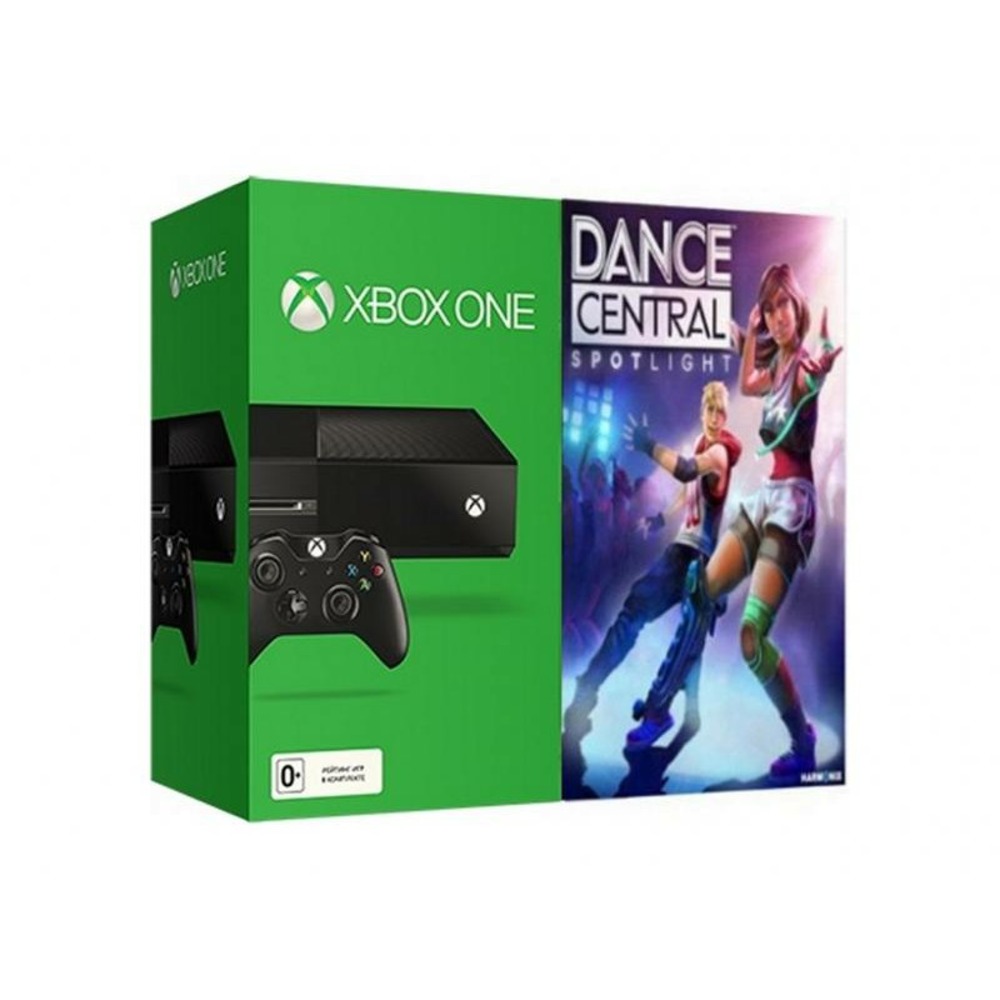 Игровая приставка Microsoft Xbox One 500GB + cенсор Кinect 2.0 + Dance Central Spotlight + ГЕЙМПАД В ПОДАРОК