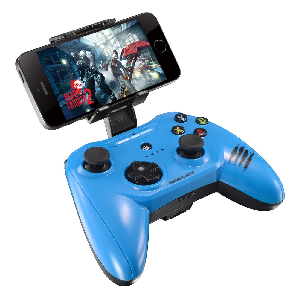 Купить геймпад Mad Catz C.T.R.L. i Mobile Gamepad for iOS Gloss Blue  недорого, отзывы, фотографии, характеристики, низкие цены в интернет  магазине БигТВ с доставкой по городу Москва