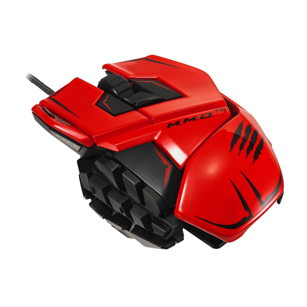 Мышь игровая Mad Catz M.M.O.TE Gaming Mouse Red