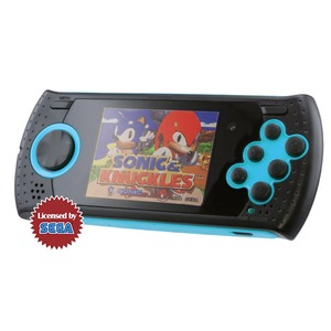 Игровая приставка SEGA Genesis Gopher Wireless LCD 2.8", ИК-порт + 370 игр + SD карта (синий)