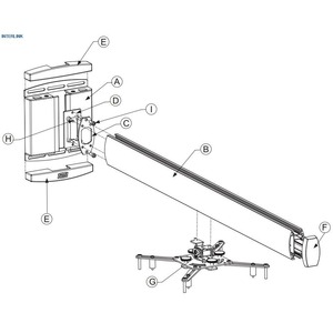 Кронштейн для проектора SMS Proj Short Throw 680 A/W