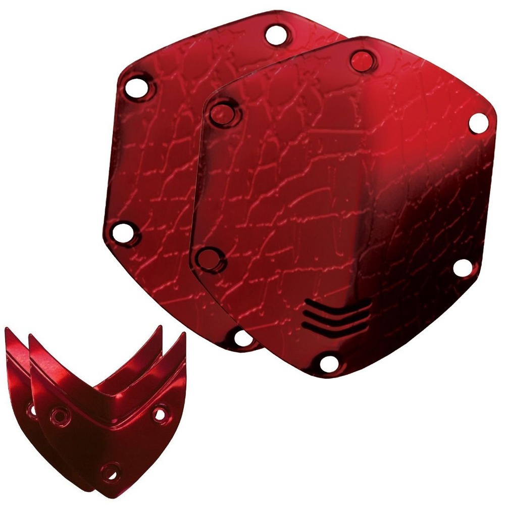 Декоративная накладка для наушников V-moda Over-Ear Metal Shield Kit Croc Red