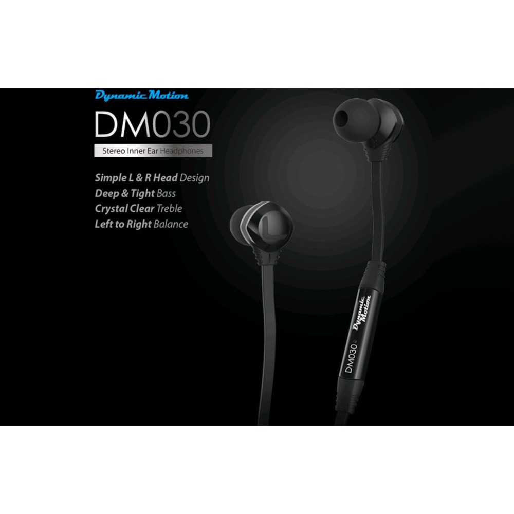 Наушники внутриканальные классические Dynamic Motion DM030 Black