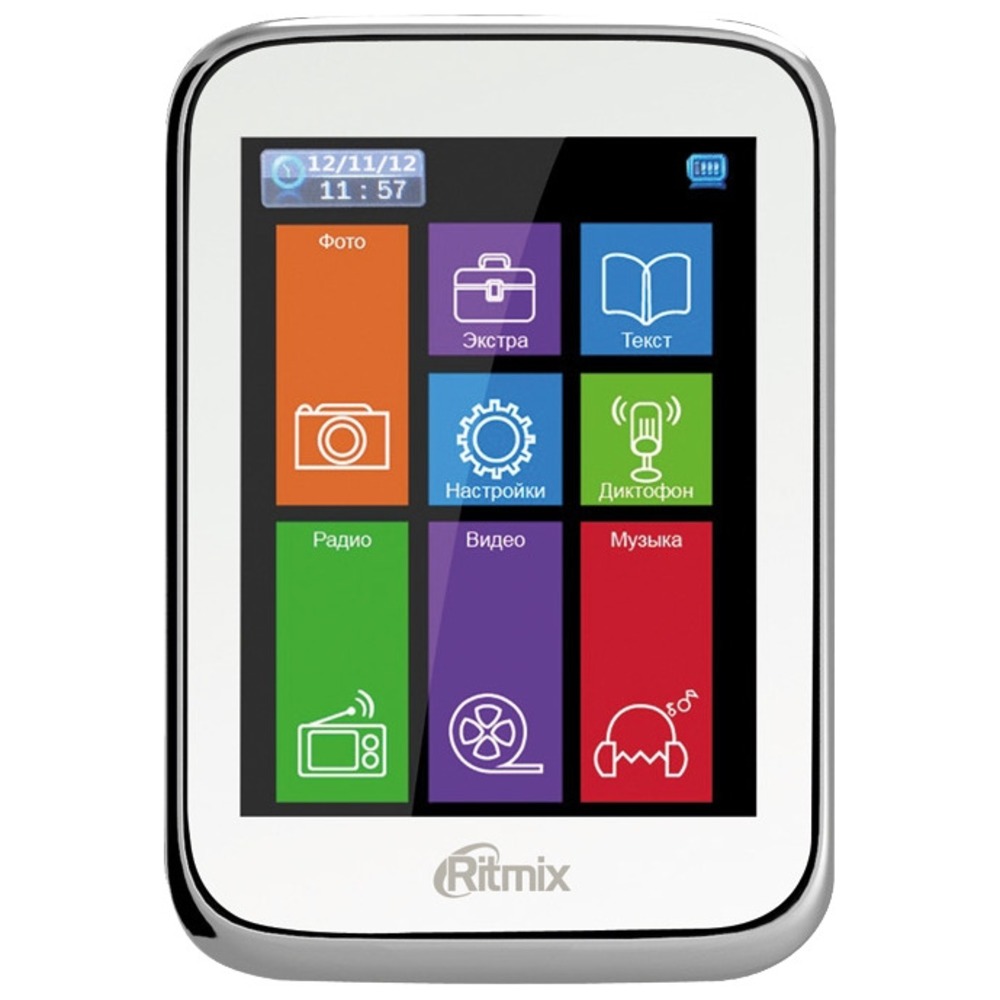 Цифровой плеер mp3 Ritmix RF-8500 4Gb White