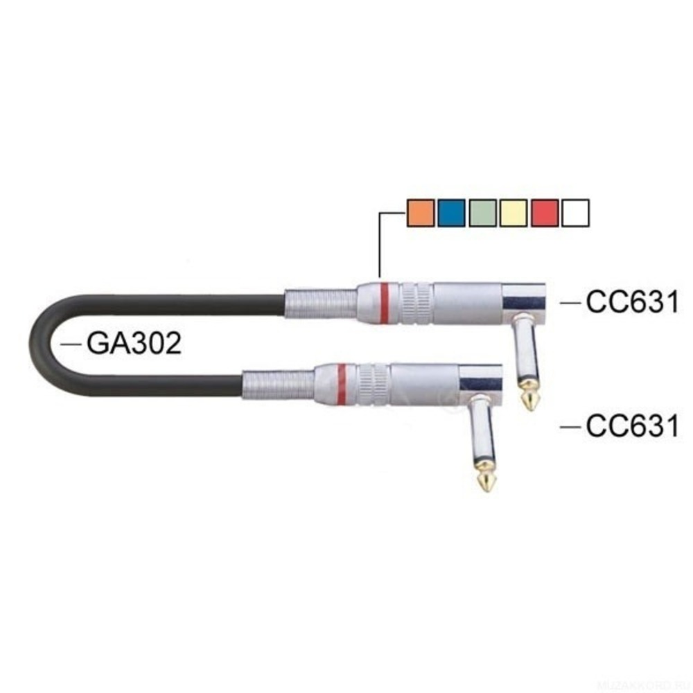 Кабель аудио 1xJack - 1xJack Soundking BC812 5.0m