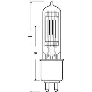 Лампа для светового оборудования Philips 6986P GKV