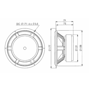 Динамик профессиональный СЧ/НЧ ScanSpeak Classic 18W/8546-00