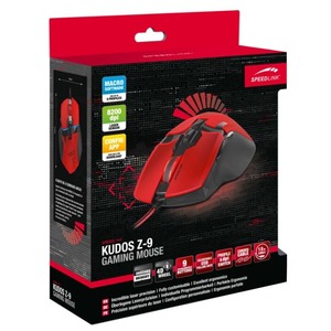 Мышь игровая Speedlink SL-6391-RD KUDOS Z-9 Red