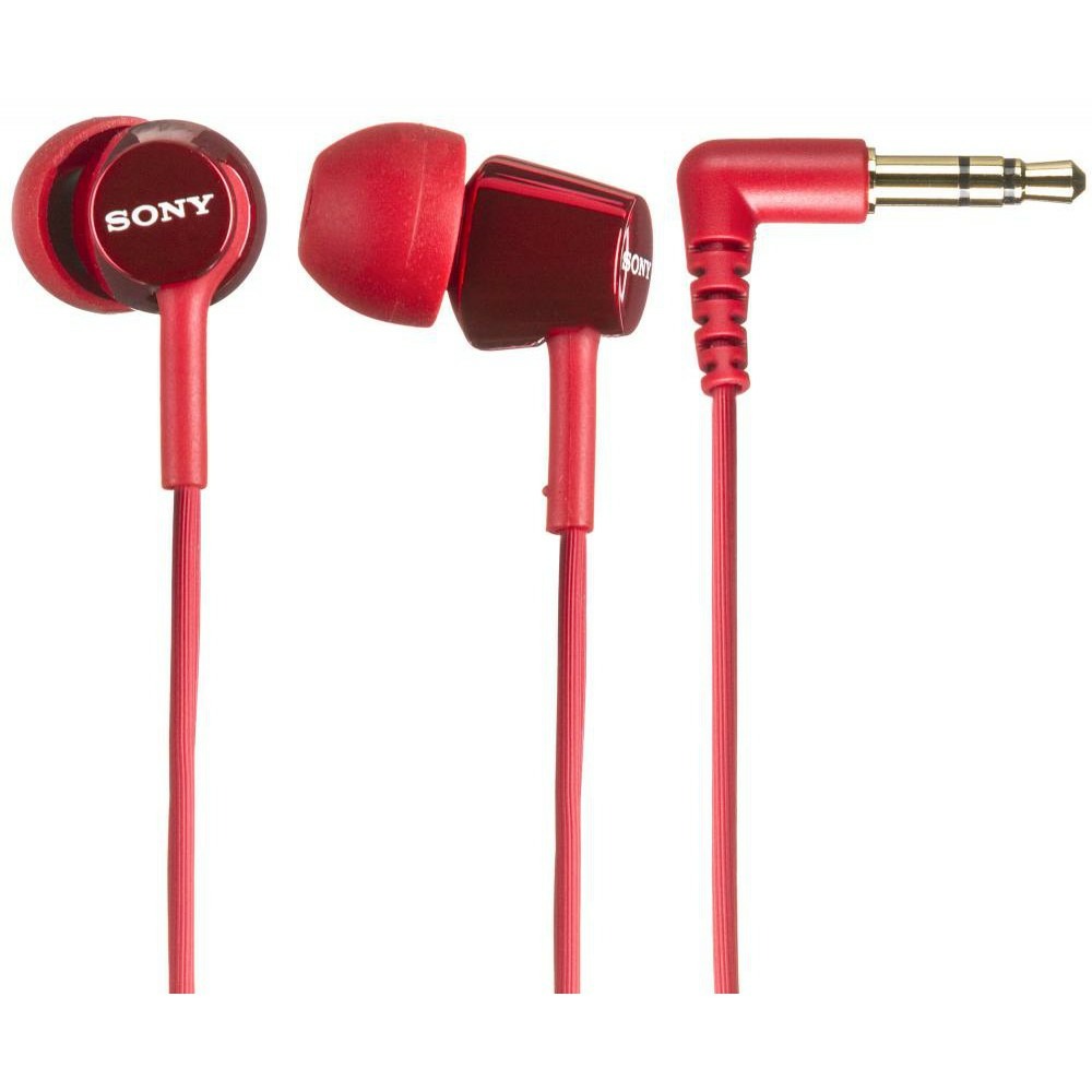 Наушники внутриканальные классические Sony MDR-EX150 Red