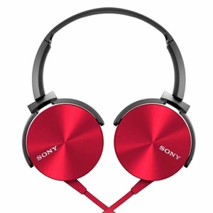 Наушники мониторные классические Sony MDR-XB450 AP Red