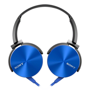 Наушники мониторные классические Sony MDR-XB450 AP Blue