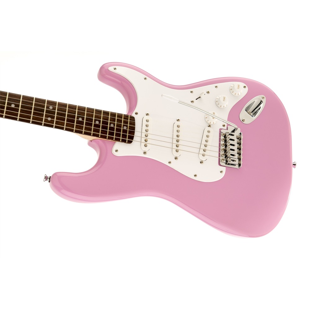 squier bullet strat pink