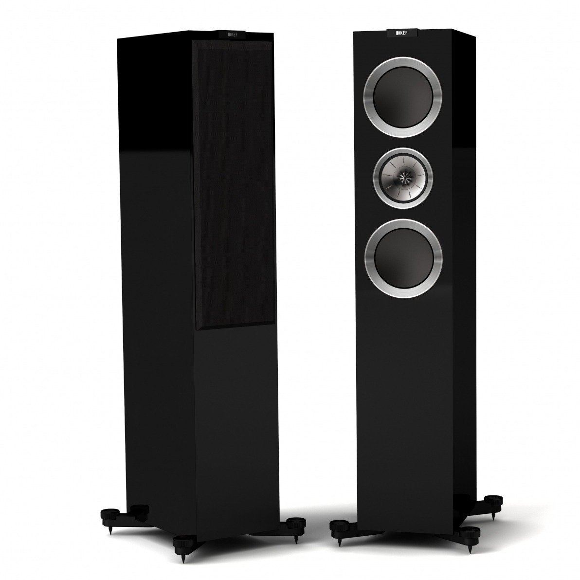 Три колонки. Акустическая система KEF r700. KEF r200c Piano Black. KEF напольные колонки SP 3256 Codax. Акустическая система KEF model 203.