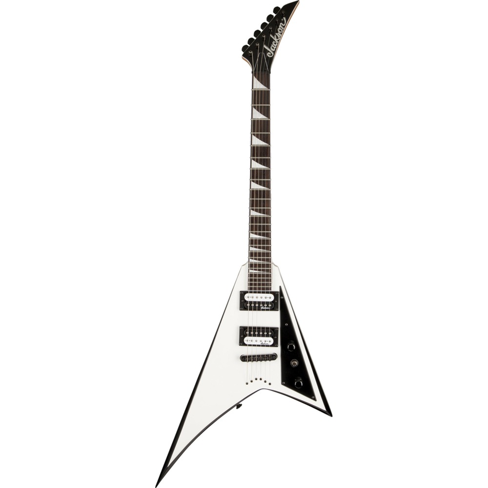 Купить электрогитару JACKSON JS Series Rhoads JS32T, Rosewood Fingerboard,  Strings-Thru-Body, White with Black Bevels недорого, отзывы, фотографии,  характеристики, низкие цены в интернет магазине БигТВ с доставкой по городу  Москва