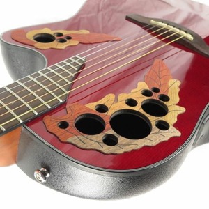 Электроакустическая гитара Ovation CE44-RR Celebrity Elite Mid Cutaway Ruby Red