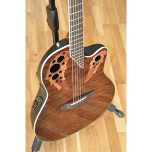 Электроакустическая гитара Ovation CE44P-FKOA Celebrity Elite Plus Mid Cutaway Natural Figured