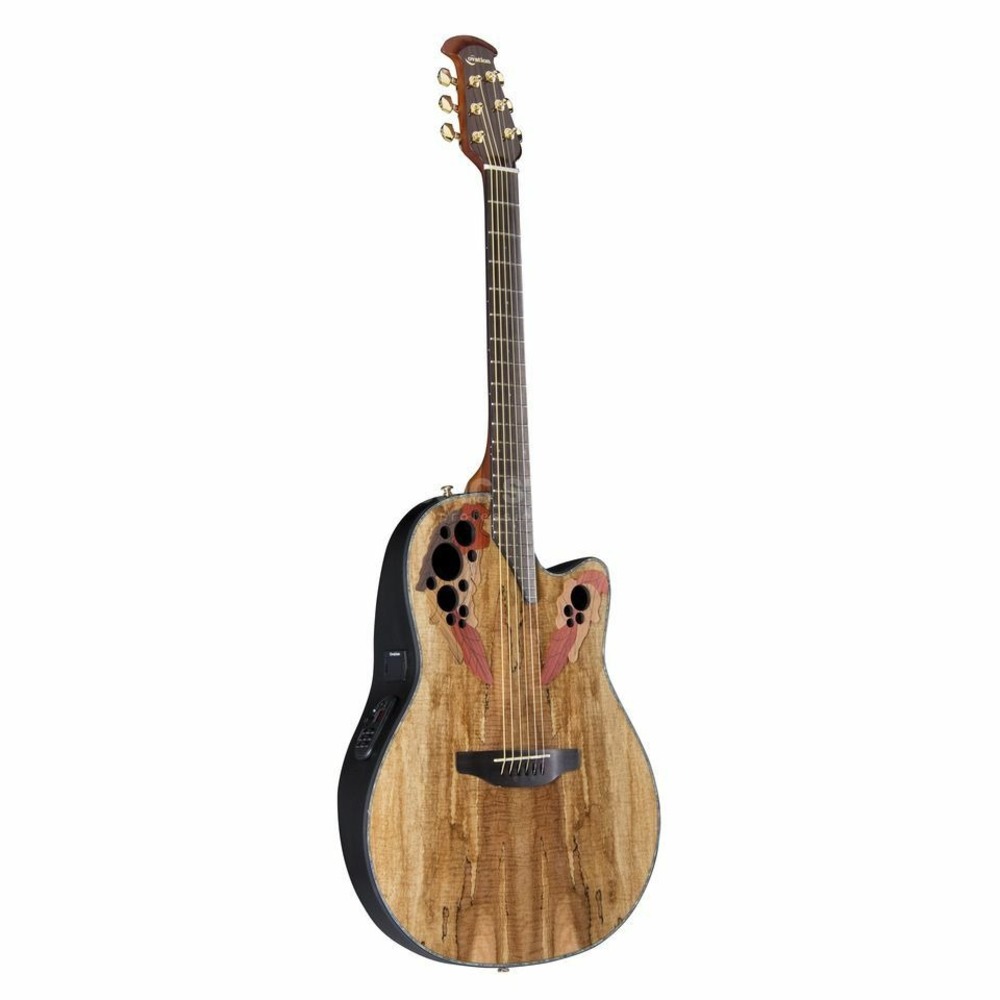 Электроакустическая гитара Ovation CE44P-SM Celebrity Elite Plus Mid Cutaway Natural Spalted Mapl